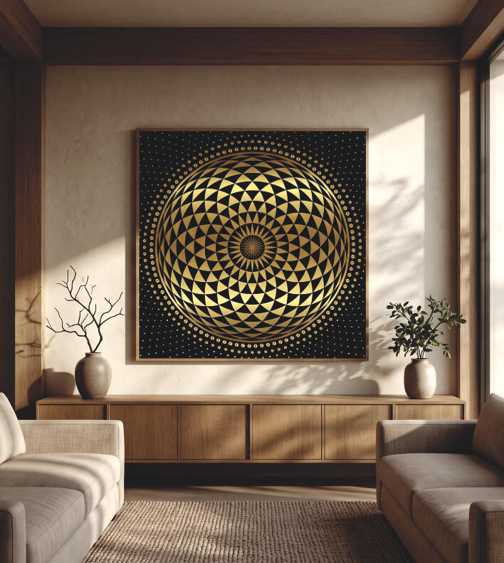 Untitled Harmonia Solar - Golden Edition em ambiente